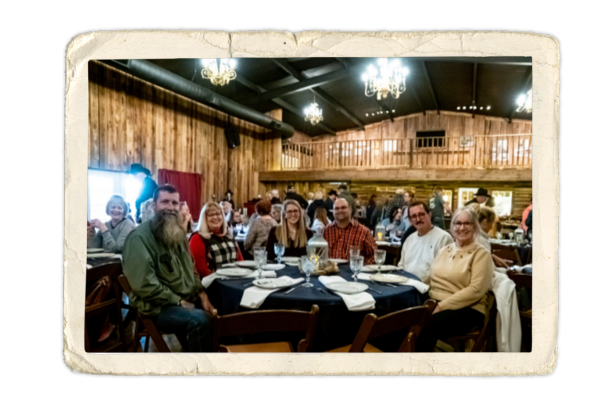 corporate dinner guests at old west buffalo co